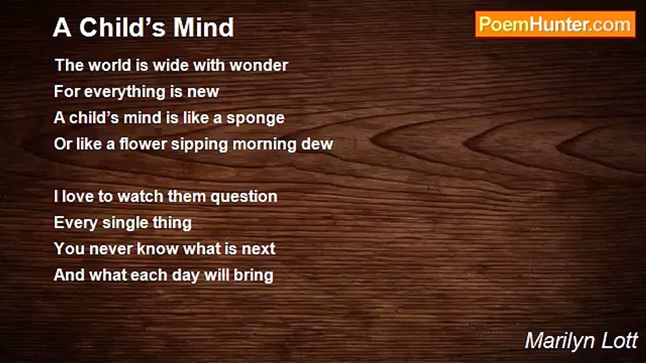 Marilyn Lott - A Child’s Mind