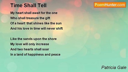 Patricia Gale - Time Shall Tell