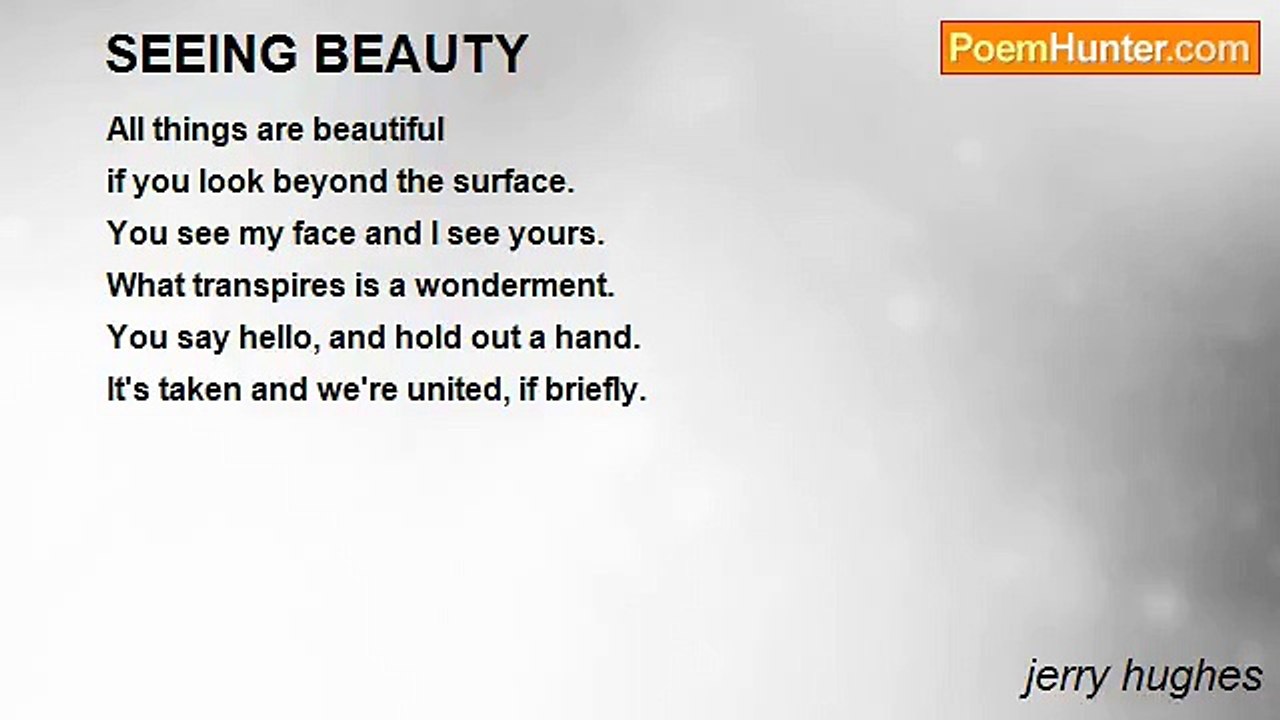 jerry hughes - SEEING BEAUTY
