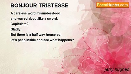 jerry hughes - BONJOUR TRISTESSE