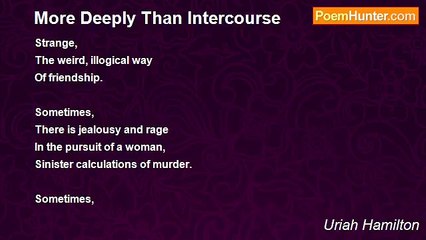 Uriah Hamilton - More Deeply Than Intercourse