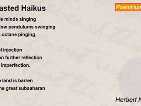 Herbert Nehrlich - Wasted Haikus