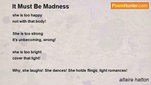 altaira hatton - It Must Be Madness