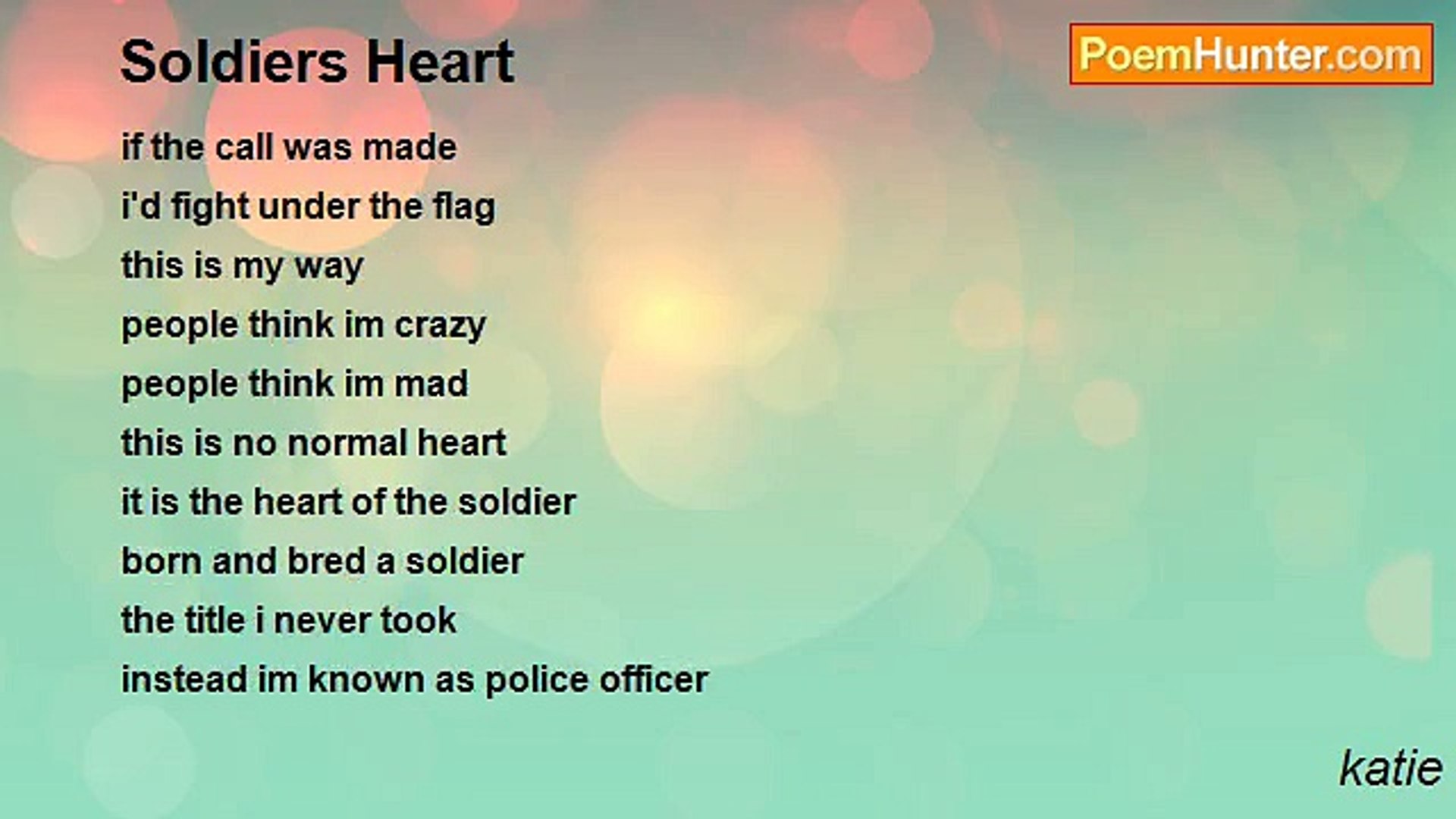 katie - Soldiers Heart