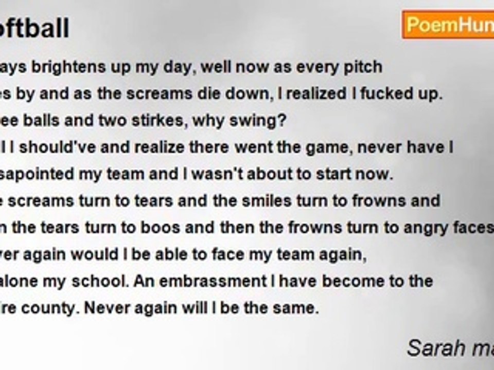 Sarah matthews - Softball