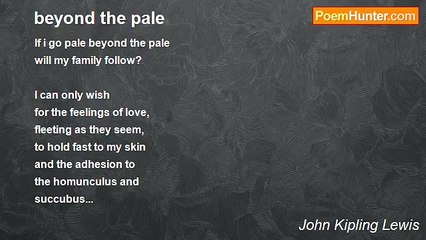 John Kipling Lewis - beyond the pale