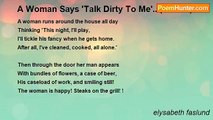 elysabeth faslund - A Woman Says 'Talk Dirty To Me'...(humor) *