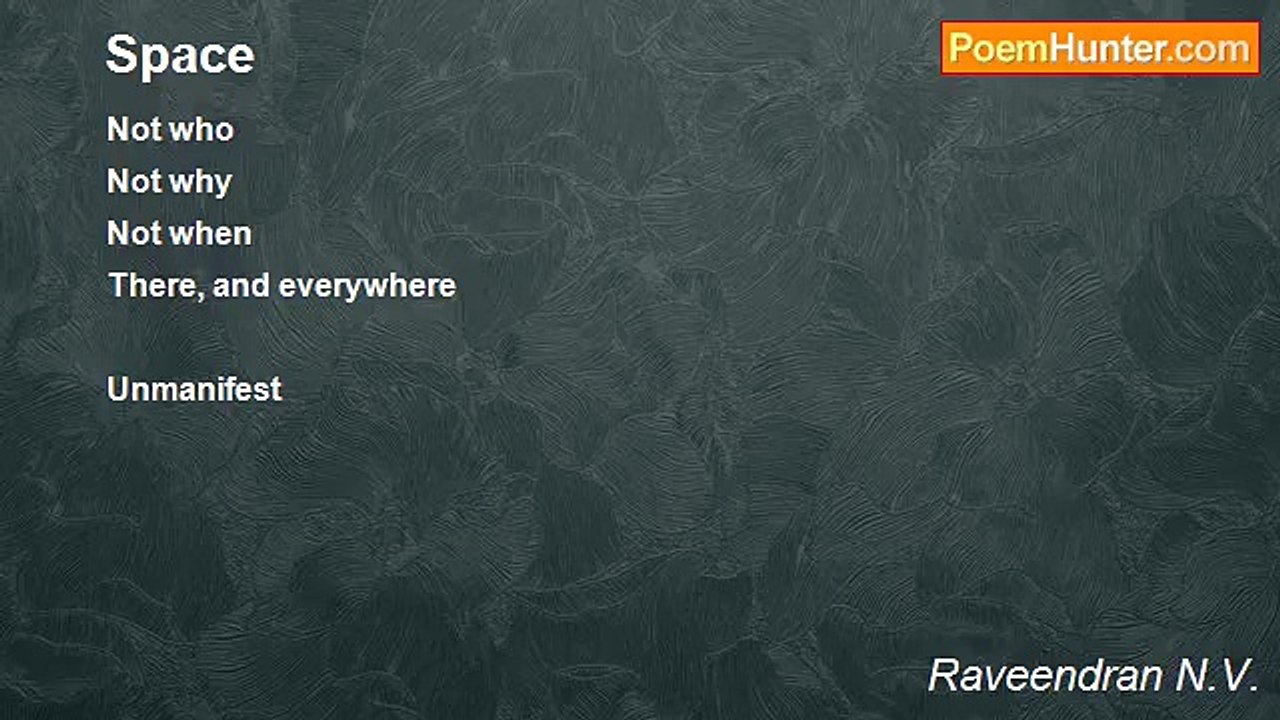 Raveendran N.V. - Space