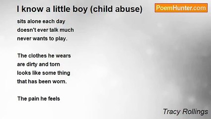 Tracy Rollings - I know a little boy (child abuse)