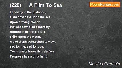 Melvina Germain - (220)      A Film To Sea
