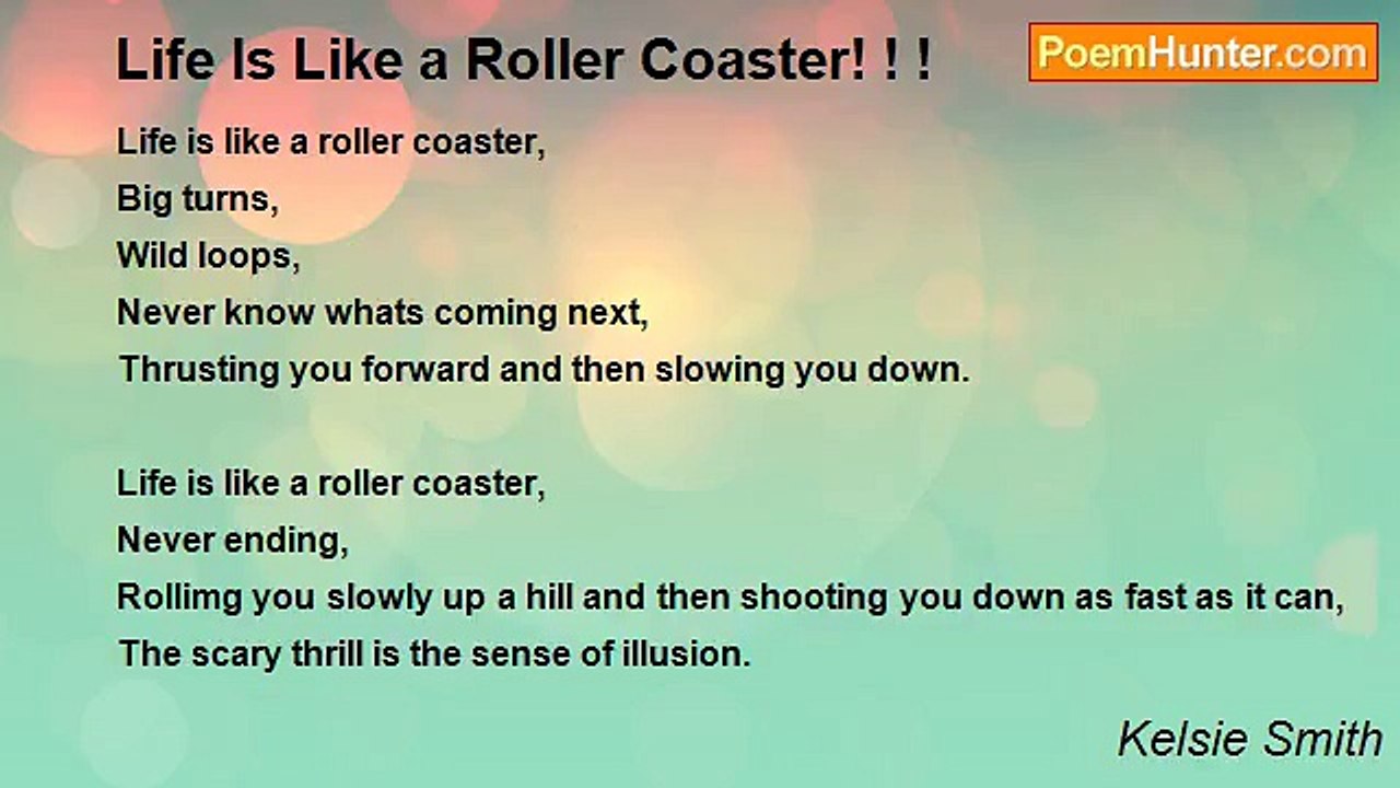 Kelsie Smith - Life Is Like a Roller Coaster! ! !