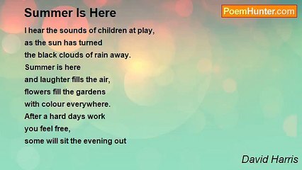 David Harris - Summer Is Here
