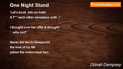 Dónall Dempsey - One Night Stand