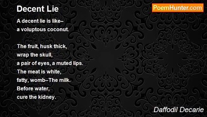 Daffodil Decarie - Decent Lie