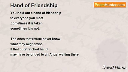 David Harris - Hand of Friendship