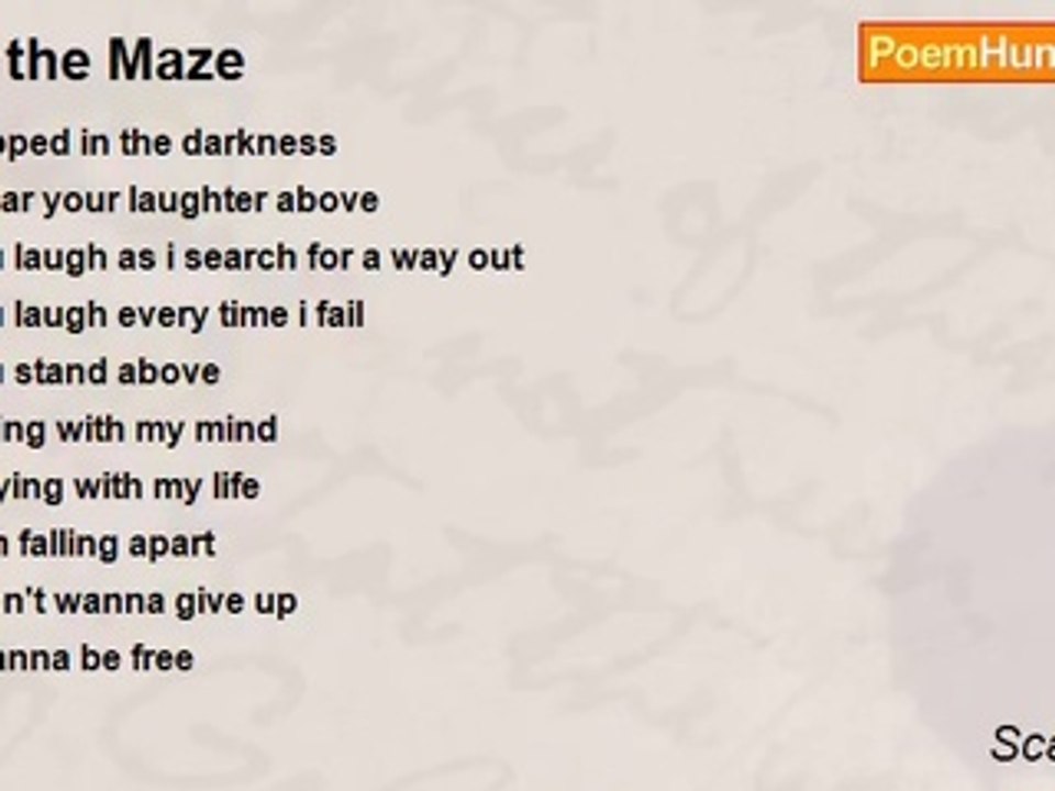 Scarlet ..... - In the Maze