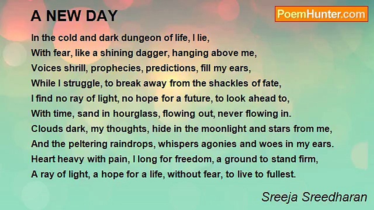 Sreeja Sreedharan - A NEW DAY