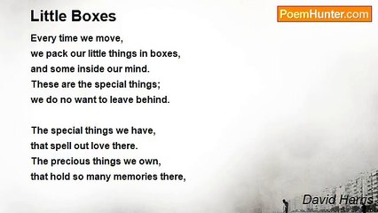 David Harris - Little Boxes