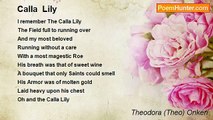 Theodora (Theo) Onken - Calla  Lily