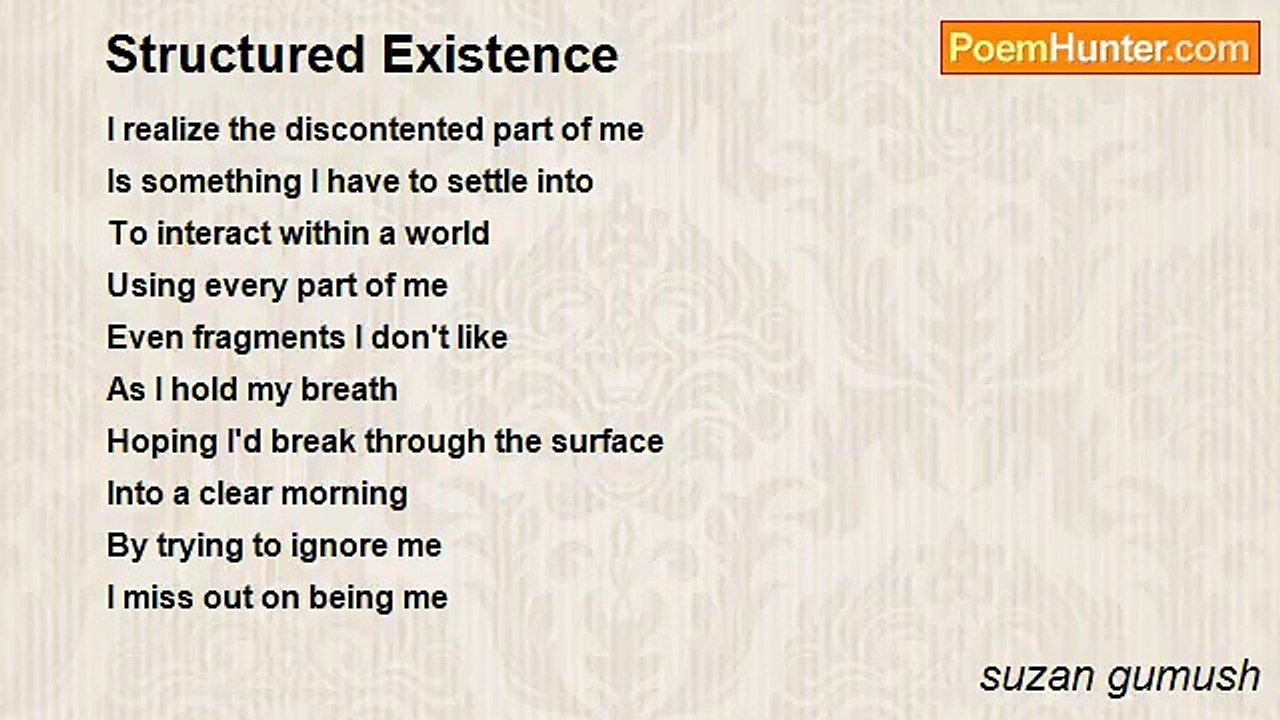 suzan gumush - Structured Existence