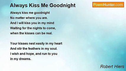 Robert Hiers - Always Kiss Me Goodnight