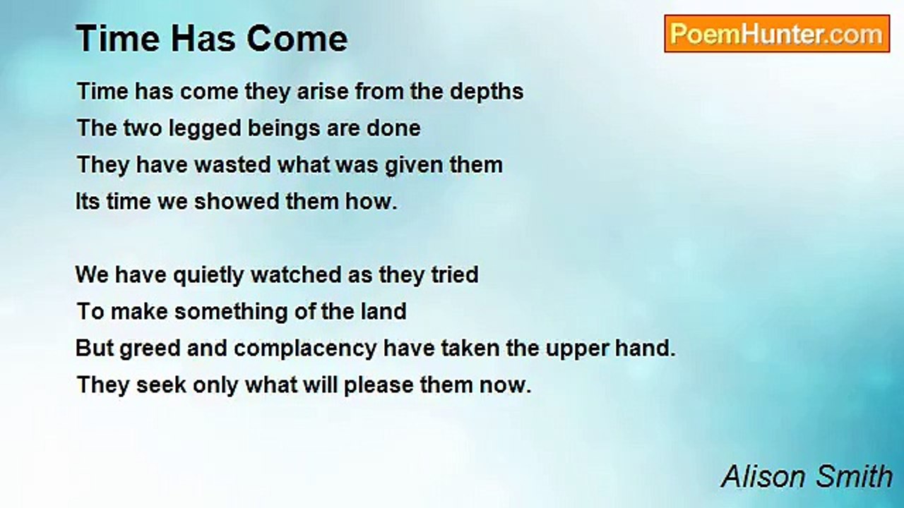 Alison Smith - Time Has Come