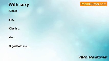 otteri selvakumar - With sexy