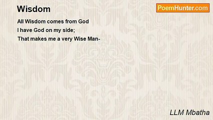 LLM Mbatha - Wisdom