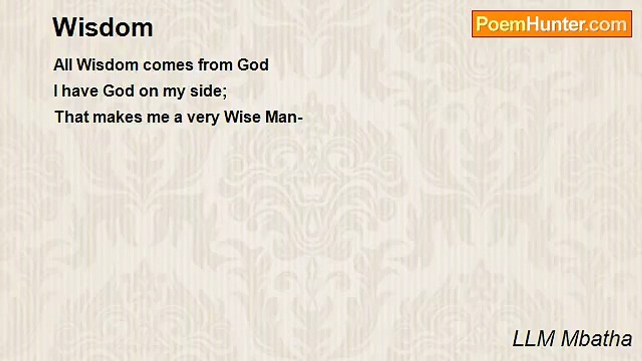 LLM Mbatha - Wisdom
