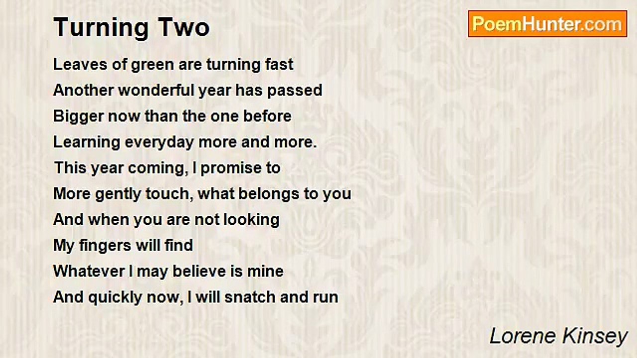 Lorene Kinsey - Turning Two
