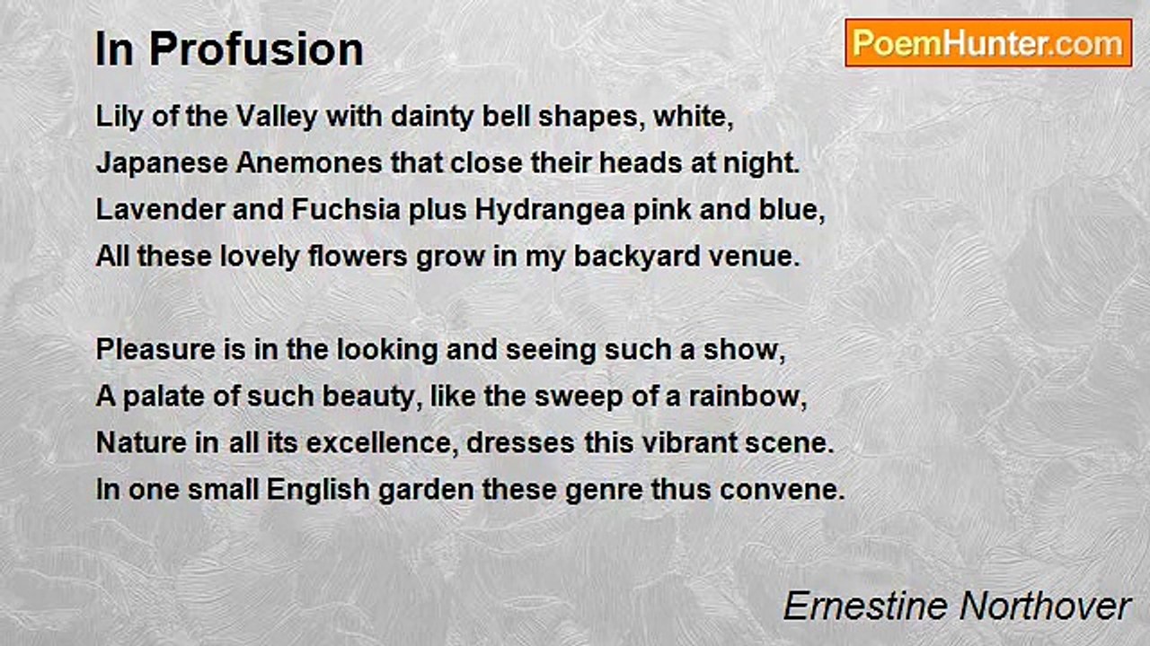 Ernestine Northover - In Profusion