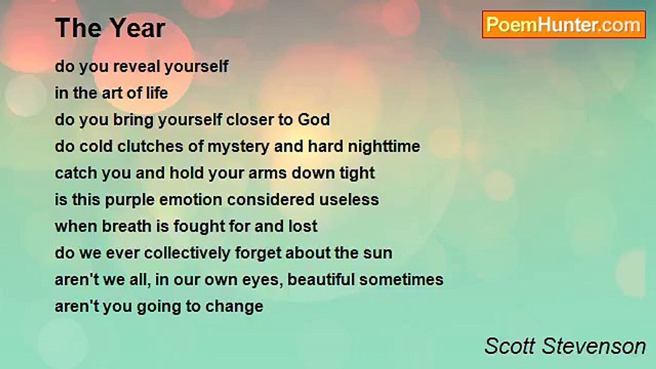 Scott Stevenson - The Year