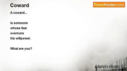 Marvin Brato Sr - Coward