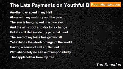 Ted Sheridan - The Late Payments on Youthful Bliss