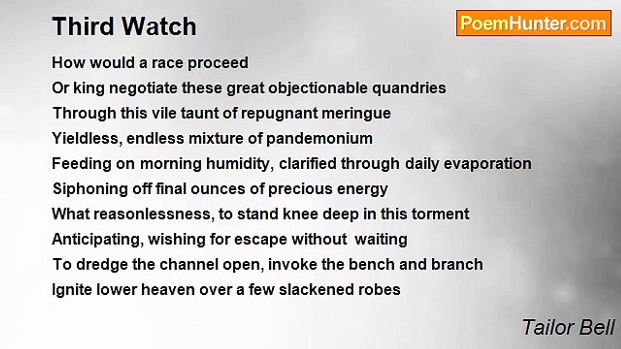 Tailor Bell - Third Watch