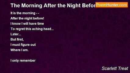 Scarlett Treat - The Morning After the Night Before
