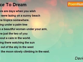 David Harris - Nice To Dream