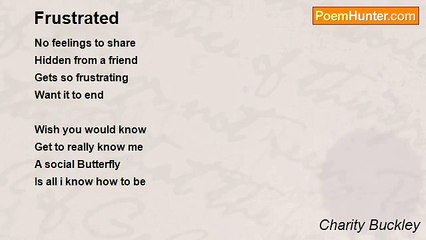 Charity Buckley - Frustrated