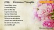 Melvina Germain - (726)      Christmas Thoughts