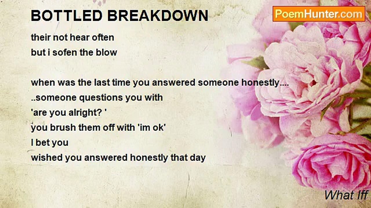 What Iff - BOTTLED BREAKDOWN