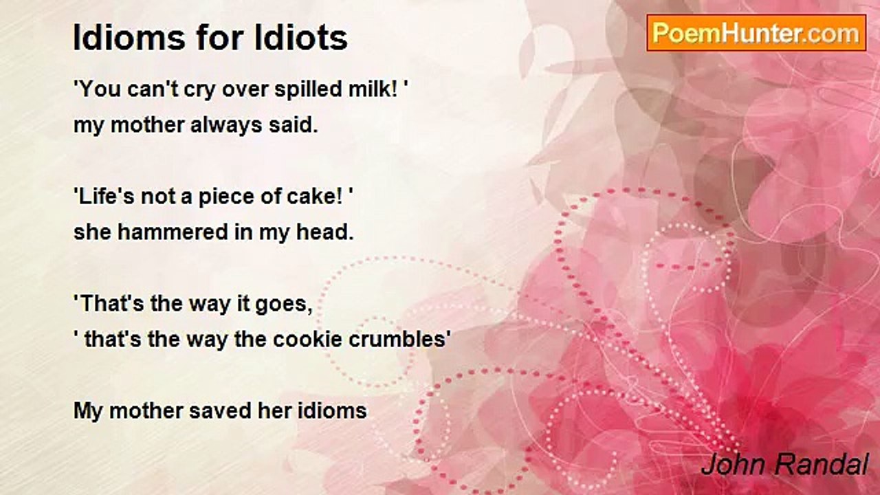 John Randal - Idioms for Idiots