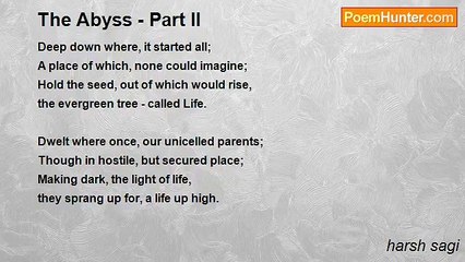 harsh sagi - The Abyss - Part II