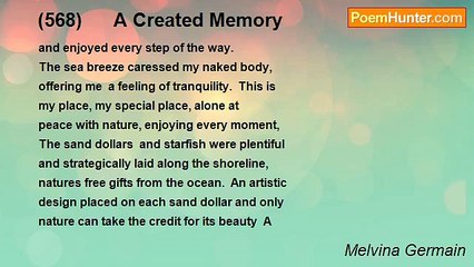 Melvina Germain - (568)      A Created Memory
