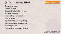 Melvina Germain - (517)       Strong Mind
