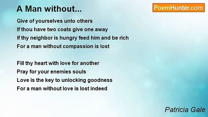 Patricia Gale - A Man without...