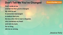Jessica Kelly - Don't Tell Me You've Changed