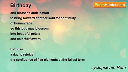 cyclopseven Ram - Birthday