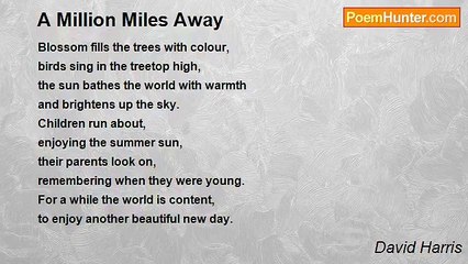 David Harris - A Million Miles Away