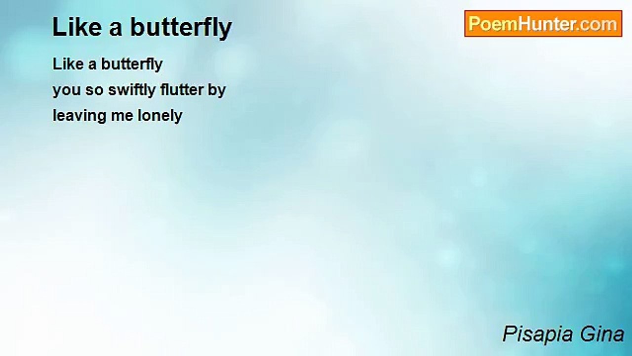 Pisapia Gina - Like a butterfly