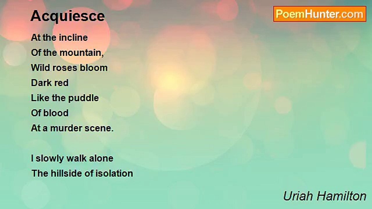 Uriah Hamilton - Acquiesce